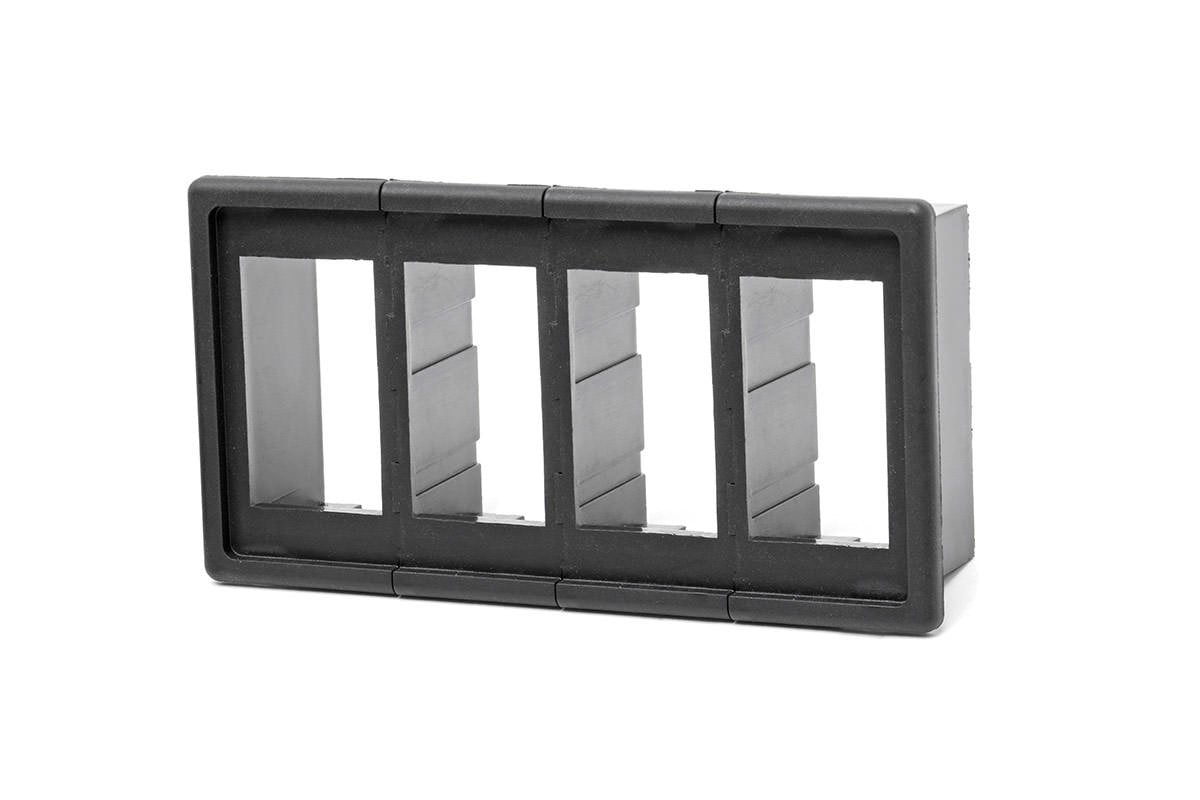 Auxiliary Switch Bezel; Quad by Rough Country
