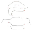 Complete Brake Line Kit for 71-72 Chevy Malibu w/ Power disc brakes stainless steel