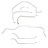 Complete Brake Line Kit for 71-72 Chevy Malibu w/ Power disc brakes stainless steel