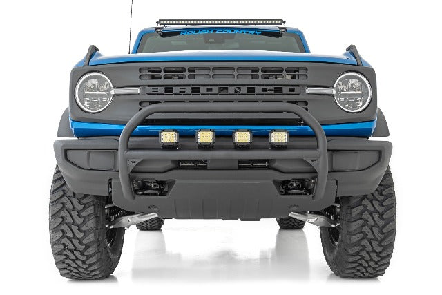 Fits Ford Bronco(21-24) LED Light Upper Windshield 40" Black Single Row 71041