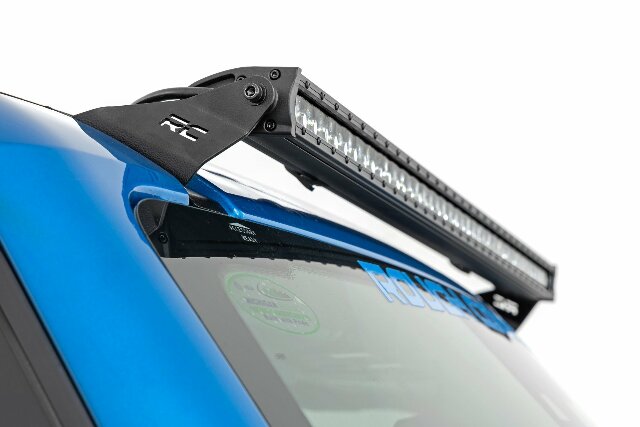 Fits Ford Bronco(21-24) LED Light Upper Windshield 40" Black Single Row 71041