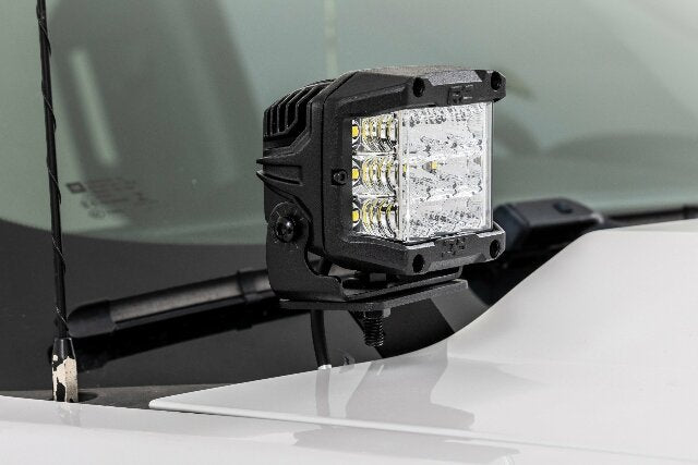 Fits Chevy/GMC 1500 (14-18 & Classic) LED Ditch Light Kit 2in Black Pair  71053