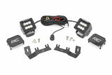 Fits Chevy/GMC 1500 (14-18 & Classic) LED Ditch Light Kit 2in Black Pair  71053