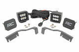 Fits Nissan Frontier (22-24) LED Light Kit Ditch Mount 2" Black Pair Spot 71064