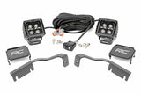 Fits Nissan Frontier(22-24) LED Light Ditch Mount 2" Black Pair Amber DRL 71067