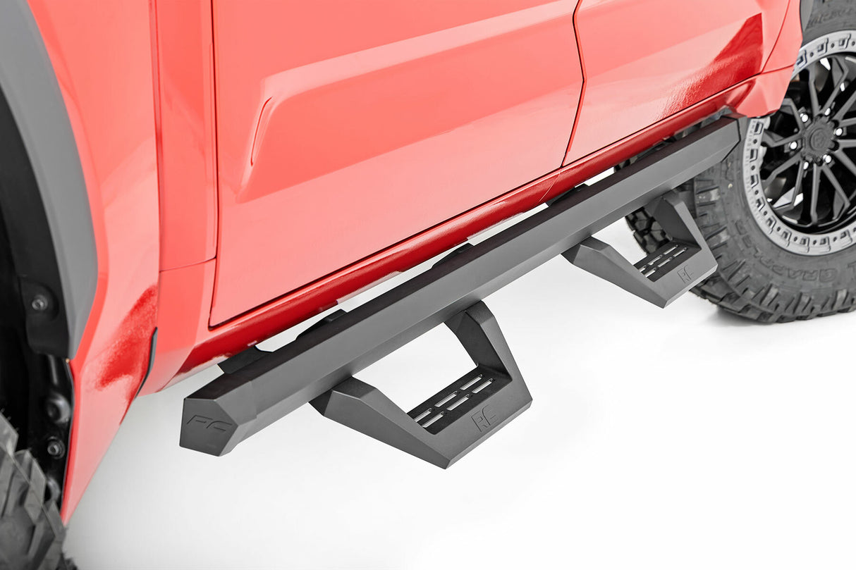 Fits Toyota Tundra 2WD/4WD (2022-2024) SRX2 Adj Aluminum Steps; CrewMax; 71070