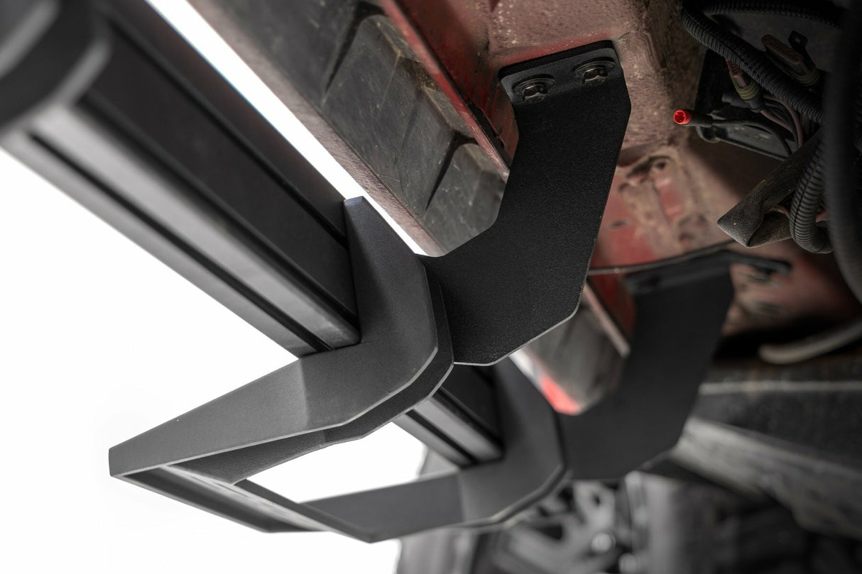 Fits Toyota Tundra 2WD/4WD (2022-2024) SRL2 Adj Aluminum Steps; CrewMax; 71097
