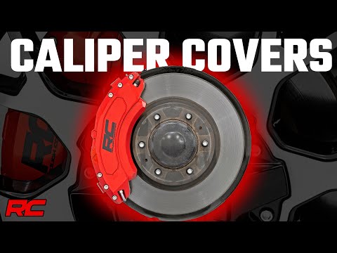 Fits Toyota 4Runner 2&4WD (2003-2024) Caliper Covers; Front and Rear; Red; 71149