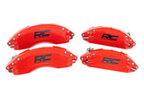 Fits Toyota 4Runner 2&4WD (2003-2024) Caliper Covers; Front and Rear; Red; 71149