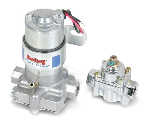 Holley 110 GPH Blue® Electric Fuel Pump With Regulator - 712-802-1
