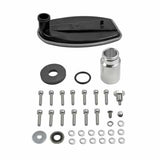 Fits 2013-2023 Ram 1500 Trucks Hi-Tek Deep Transmission Pan - Black aluminum black anodized