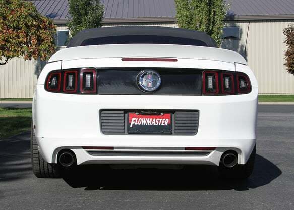 Fits 2011-2014 Ford Mustang; Flowmaster Axle-Back Exhaust System - 717877