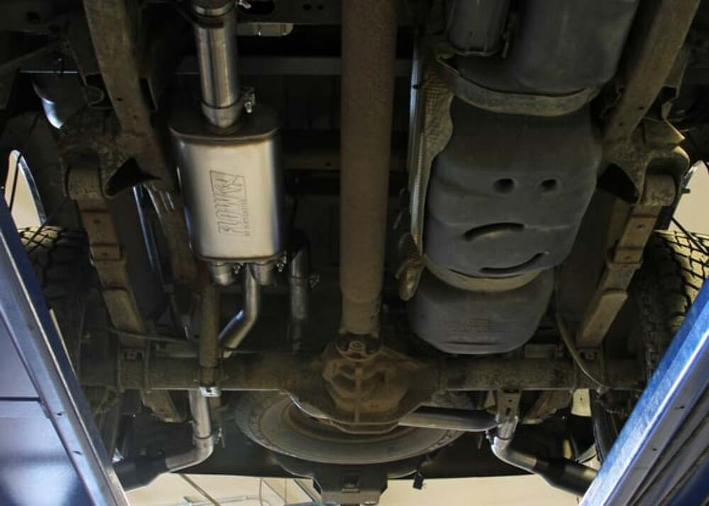 Exhaust system for 2006-2008 Ram 1500 Exhaust stainless steel
