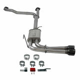 Fits 2017-2023 Nissan Titan 5.6L, Dual Same Side Out Exit, Exhaust System-718105