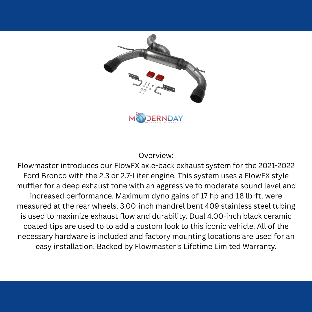 Exhaust system for 2021-2026 Ram Exhaust stainless steel