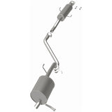 Fits 2011-2013 Kia Forte 2.0L Direct-Fit Replacement Exhaust System 106-0448 aluminized steel