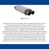 Muffler - 3 Dual In/3 Dual Out - Straight Through Performance-72469