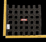 RaceQuip SFI ribbon window net 15 x 18 inch black 726001RQP