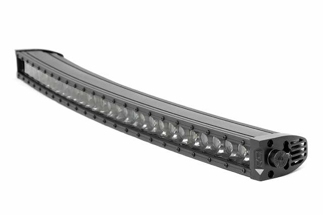30" Black Series LED Light Bar; Curved; Single Row; Cool White DRL 72730BLDRL