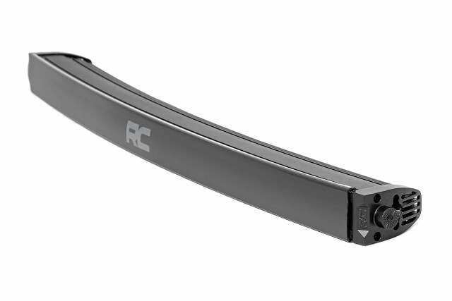 30" Black Series LED Light Bar; Curved; Single Row; Cool White DRL 72730BLDRL