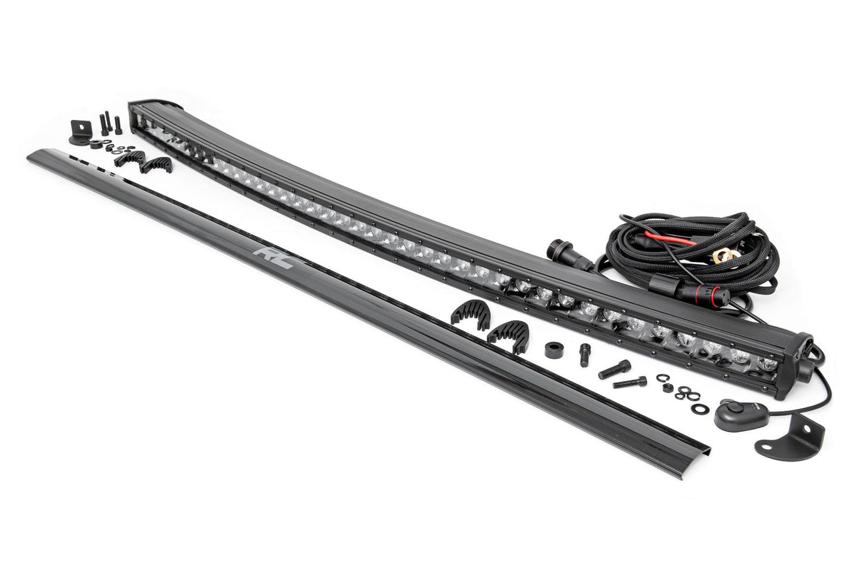 40 Inch Black Series LED Light Bar; Curved; Single Row 72740BL