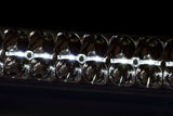 30 Inch Chrome Series LED Light Bar; Curved; Dual Row; Cool White DRL 72930D