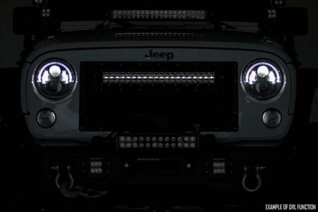 50 Inch Black Series LED Light Bar; Curved; Dual Row; Cool White DRL 72950BD