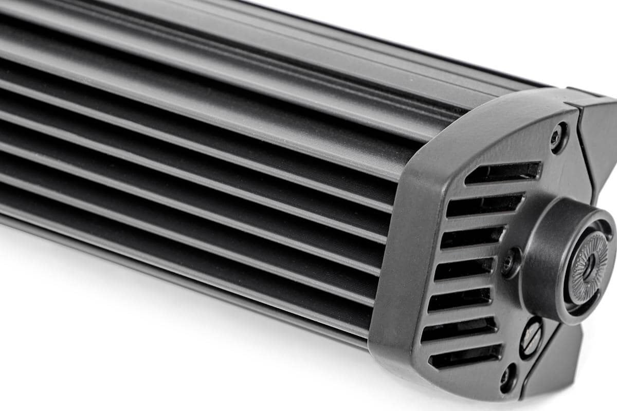 54 Inch Black Series LED Light Bar; Curved; Dual Row; Cool White DRL 72954BD