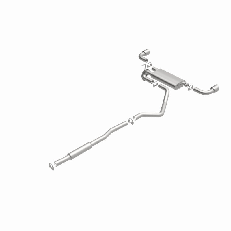 Fits 2014-2022 Jeep Cherokee 3.2L Direct-Fit Replacement Exhaust System 106-0767 aluminized steel