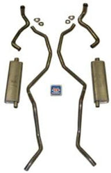 Fits 1960 - 1962 Chevrolet 348-409 Dual with 2-1/2" Exhaust System 73000