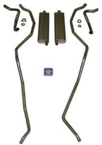 Exhaust System 8 cyl. 283 dual 73002 fits 1959 Chevy Full Size Shafer's Classic Reproductions