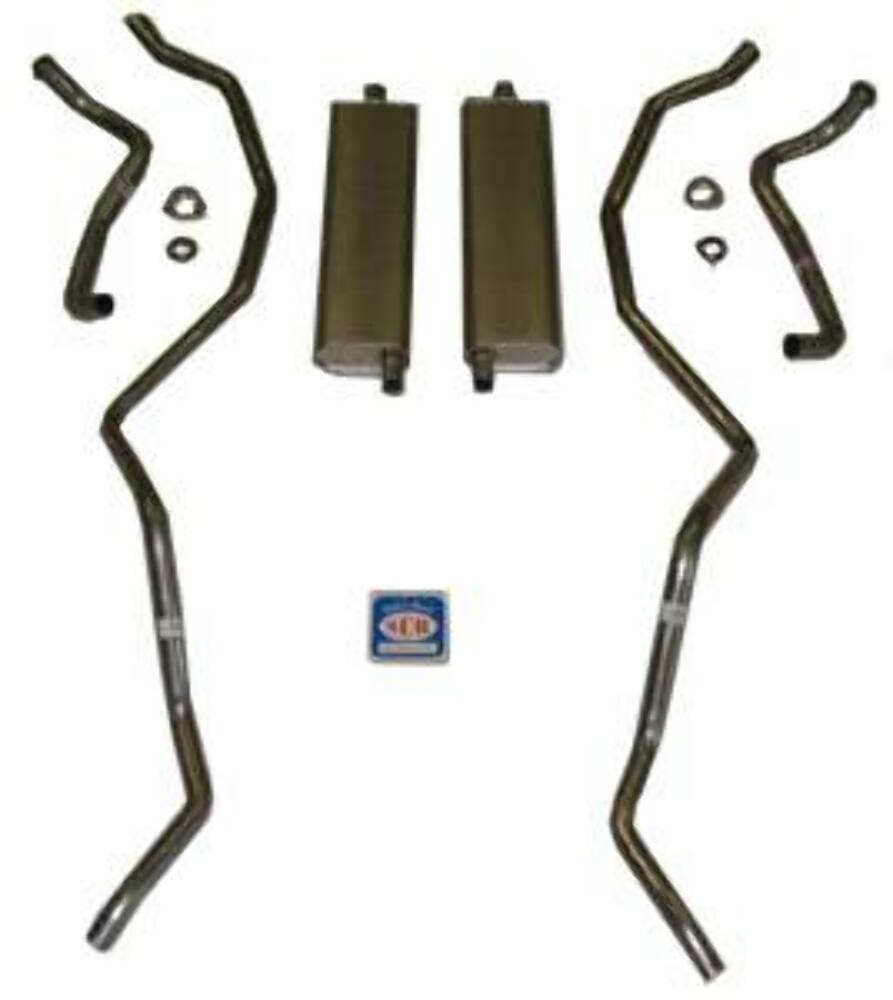 Fits 1960 - 1961 Chevrolet Full Size 8 cyl. 348 Dual Exhaust System 73005
