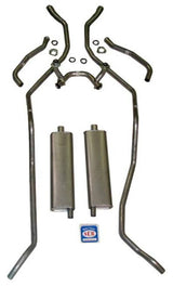 Fits 1958 Chevrolet Full Size Exhaust System 8 cyl. 348 dual exhaust 73010
