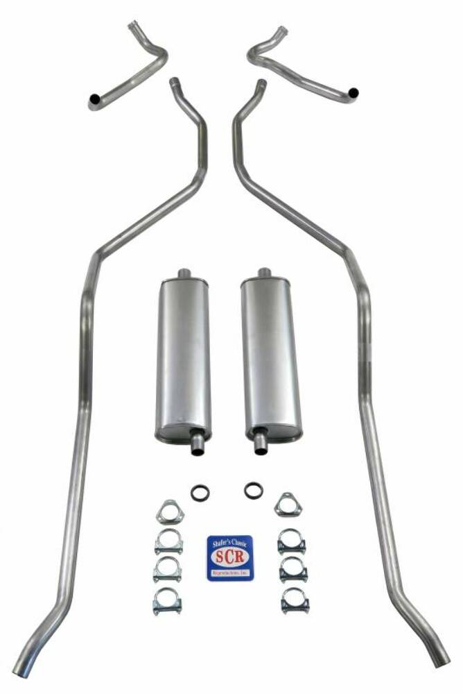 Fits 1959 El Camino and SW exc. 9 Pass. Exhaust System 8 cyl. 283 dual 73024