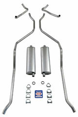 El Camino and SW exc. 9 Pass. Exhaust System 8 cyl. 283 dual 73024 Shafer's Classic Reproductions
