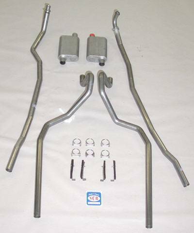 Exhaust System 73032 fits 1965-1966 Chevy Full Size small block B878-43E4 Shafer's Classic Reproductions