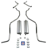 Fits 1960 - 1964 Chevrolet 8 cyl. 283 and 327 Dual Exhaust and ONLY 1960 El Camino Exhaust System 73033