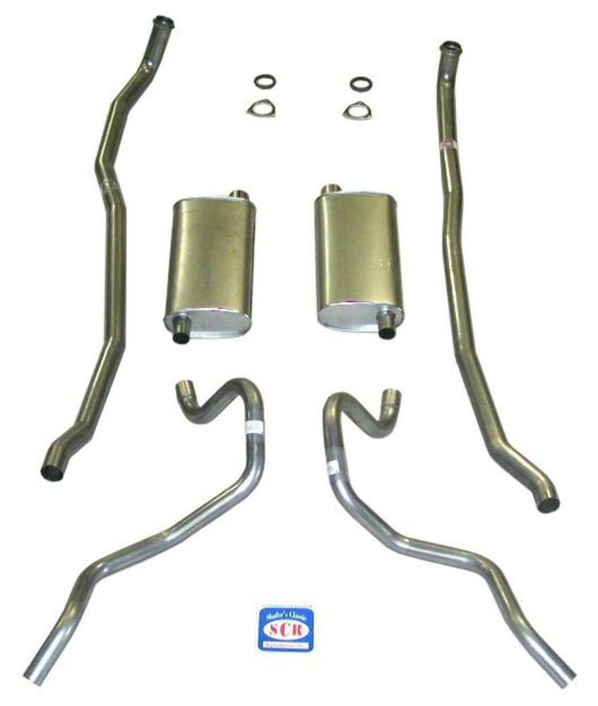 Fits 1960 - 1962 Chevrolet SW 348-409 Dual with 2-1/2" Exhaust System 73035