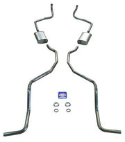Wagon Exhaust System Kit Small Block Steel 73044 fits 1960-1964 Chevy Impala Wagon Shafer's Classic Reproductions