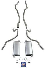 Exhaust System 8 cyl. 396 and 427 Dual Exhaust with 2-1/2" Exhaust Pipes 73065 fits 1965-1966 Chevrol et DA05 Shafer's Classic Reproductions