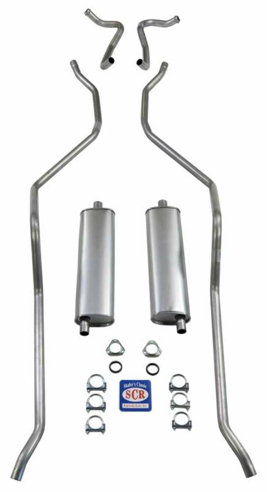 Fits 1959 El Camino Exhaust System 8 cyl. 283 Dual Exhaust 73071