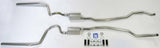 Fits 1965-1966 Full Size Chevrolet Exhaust System 2-1/2" Dual Turbo 73084