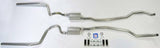 Exhaust System 2-1/2" Dual Turbo 73084 fits 1965-1966 Full Size Chevrolet B729 Shafer's Classic Reproductions