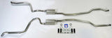Exhaust System 2-1/2" Dual Turbo 73086 fits 1965-1966 Full Size Chevrolet E552-45B9 Shafer's Classic Reproductions