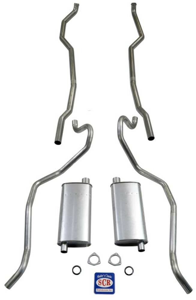 Fits 1965-1966 Full Size Chevrolet Convertible Exhaust System 73088