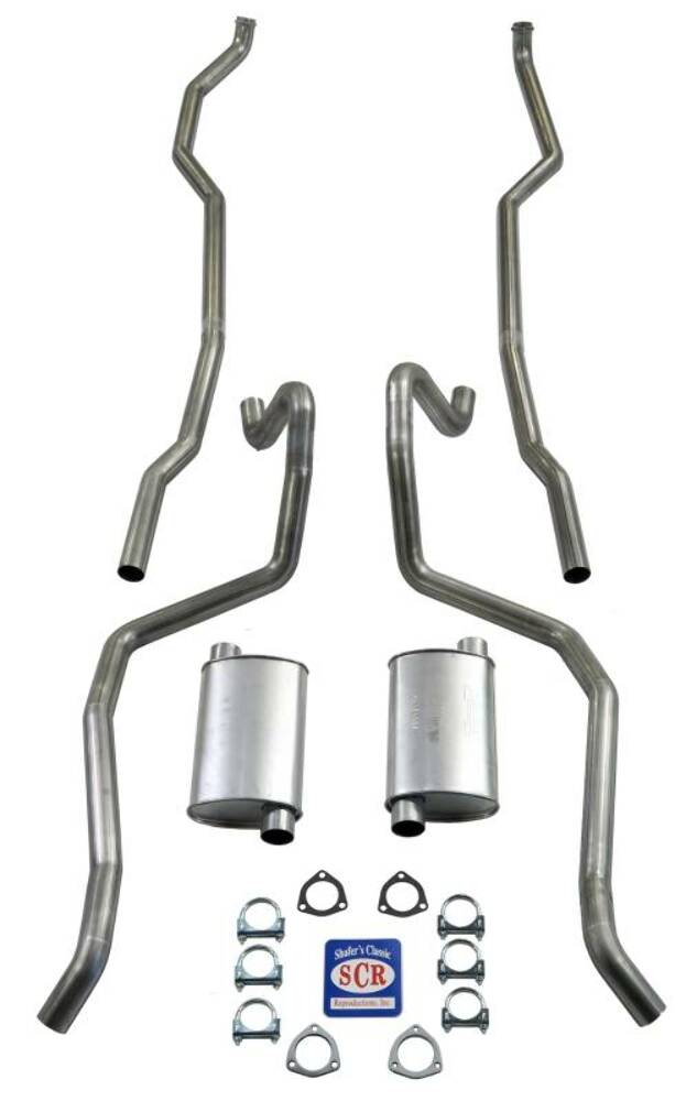 Fits 1965-1966 Full Size Chevrolet Convertible Exhaust System 73089