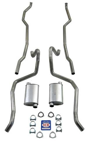 Convertible Exhaust System 73089 fits 1965-1966 Full Size Chevrolet Convertible Shafer's Classic Reproductions