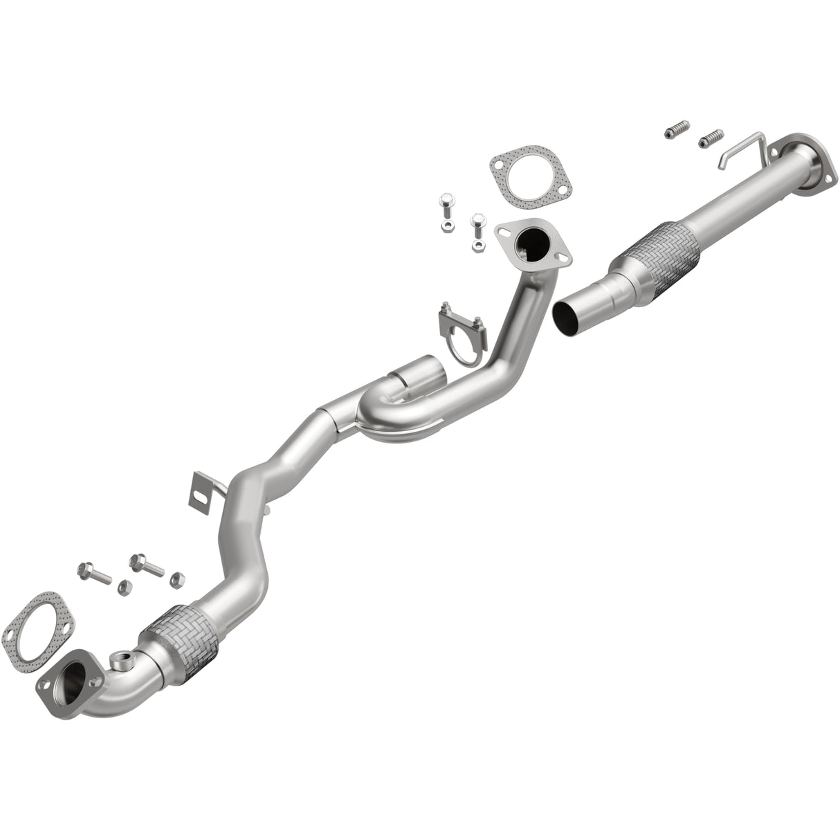 2007-2008 GMC Acadia Direct-Fit Front Pipe Kit 107-0060 stainless steel