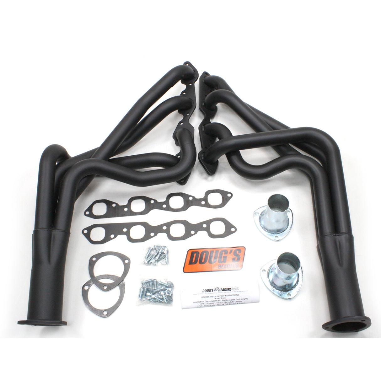 Long Tube Headers for 67-69 F Body/68-74 X Body 396-502 BBC D328-B