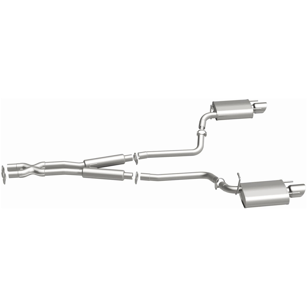 2010-2014 Cadillac CTS Direct-Fit Replacement Exhaust System 106-0863 aluminized steel